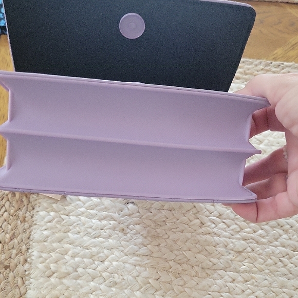 Betsey Johnson Lilac Mini Bag with Pearl Accent - Picture 13 of 13